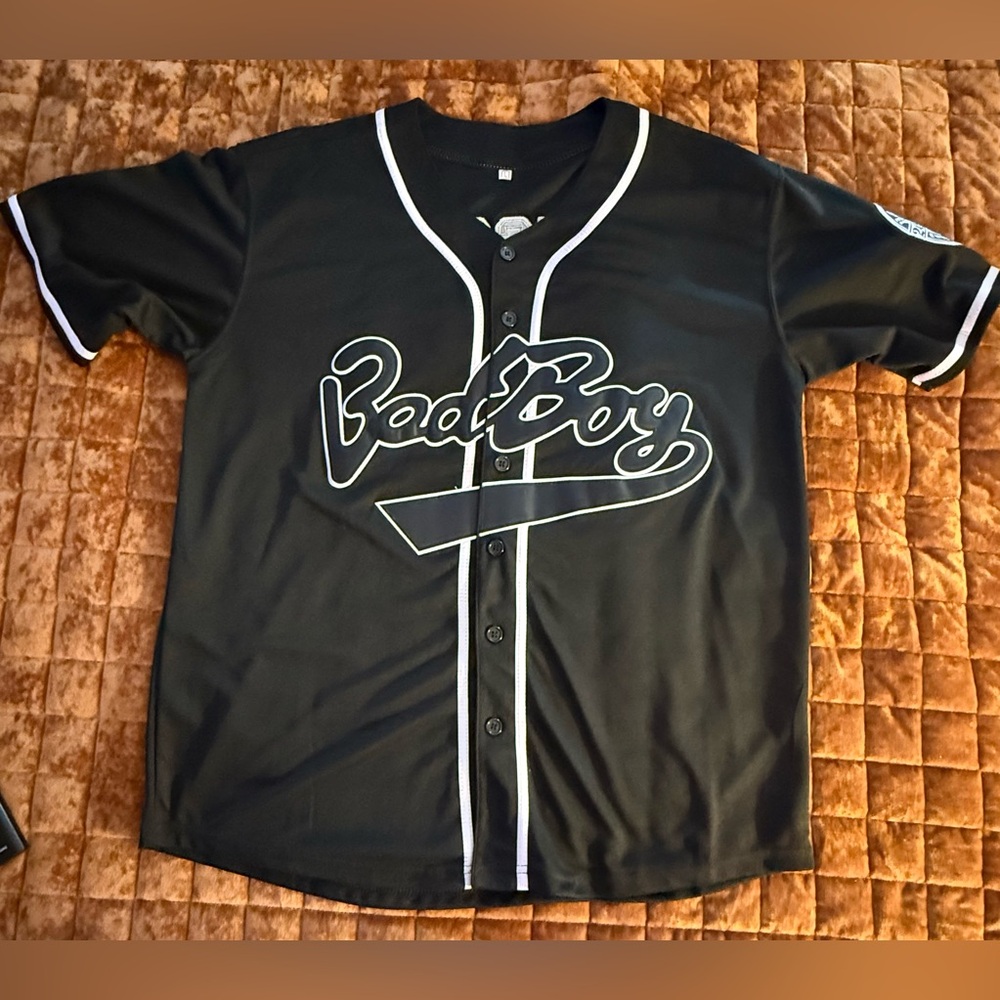 Baseball Jersey / Black Size L